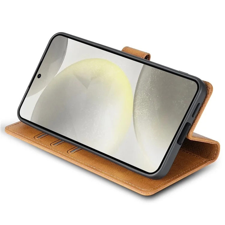 N.BEKUS CSJ-001 Für Samsung Galaxy A05s 4G Wallet Case Schützende Lederhülle - Braun