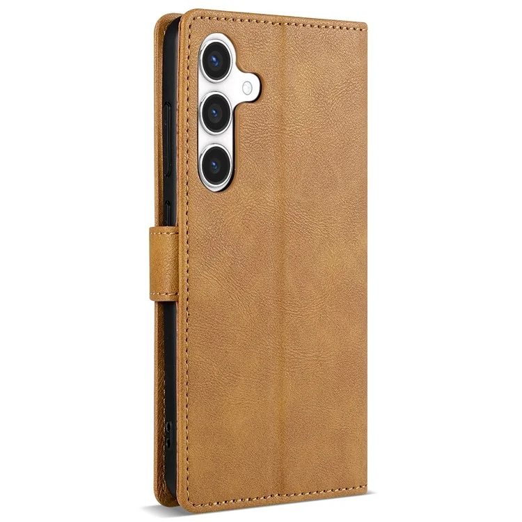 N.BEKUS CSJ-001 Für Samsung Galaxy A05s 4G Wallet Case Schützende Lederhülle - Braun