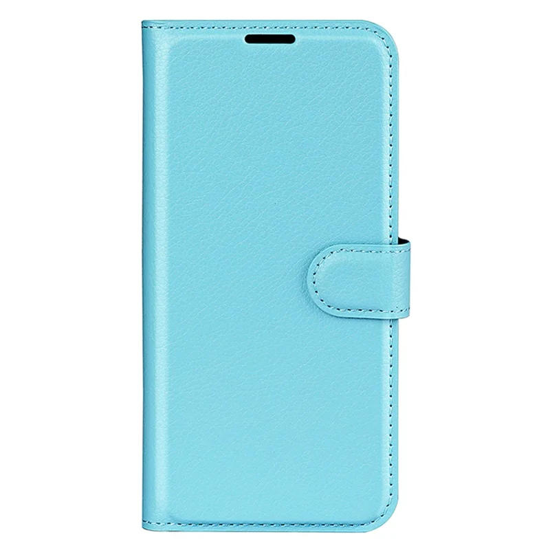For Motorola Edge 50 Fusion 5G Case Litchi Texture Leather Phone Cover with Wallet - Blue