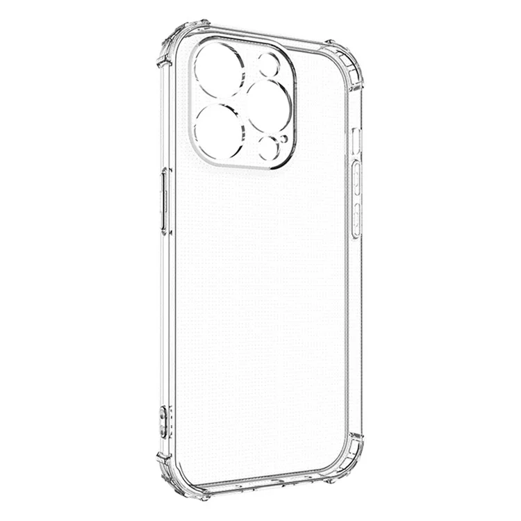 Pour Iphone 14 Pro 6,1 Pouces Transparent TPU Case de Coussin de Coussin D'air D'angle D'angle de Téléphone Mobile Résistant