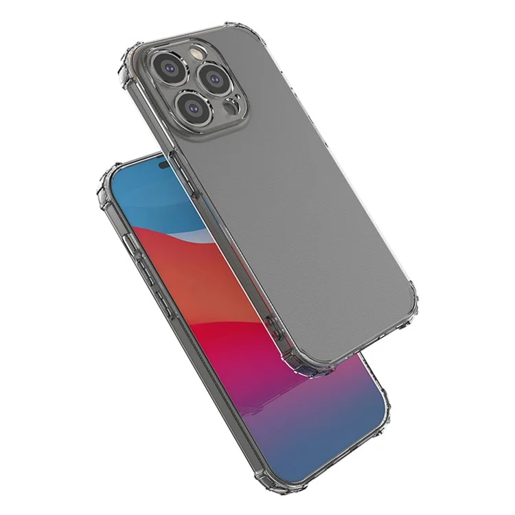 Pour Iphone 14 Pro 6,1 Pouces Transparent TPU Case de Coussin de Coussin D'air D'angle D'angle de Téléphone Mobile Résistant