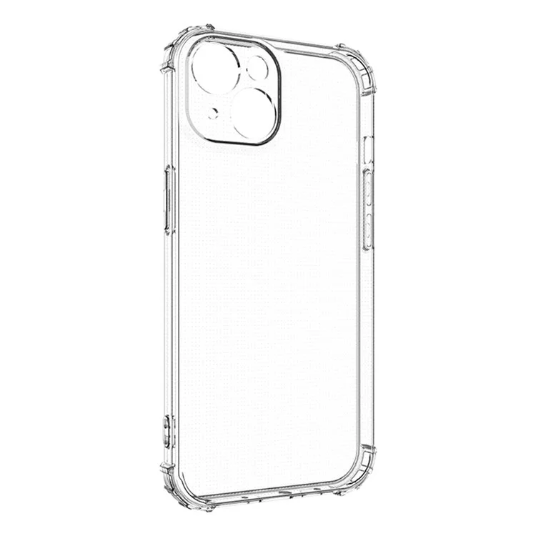 Military Grade Anti-drop TPU Case for iPhone 14 Plus, Transparent Scratch-resistant Phone Cover