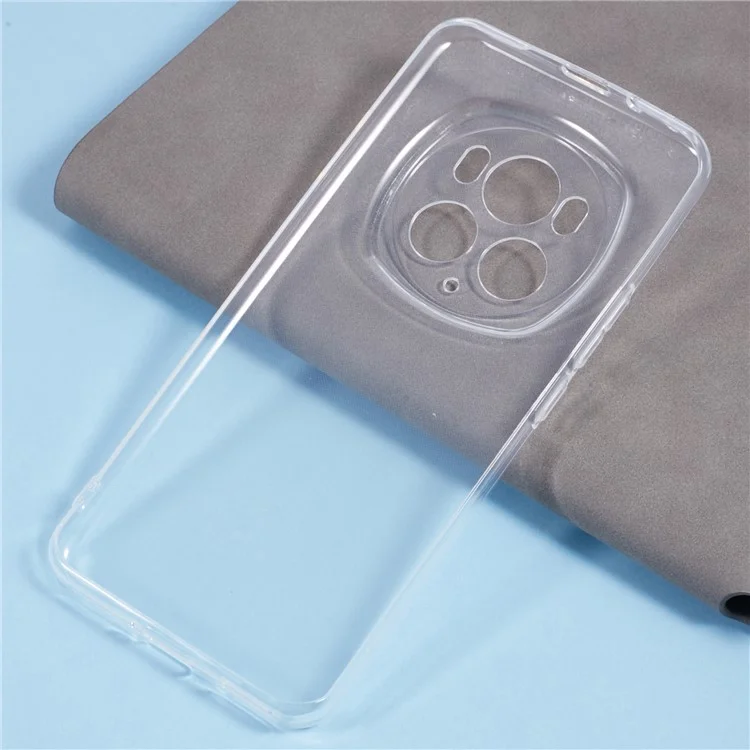 Para Honor Magic6 Pro 5G Funda Libre de Marcas de Agua Cubierta de Teléfono Claro TPU Superficie Brillante 