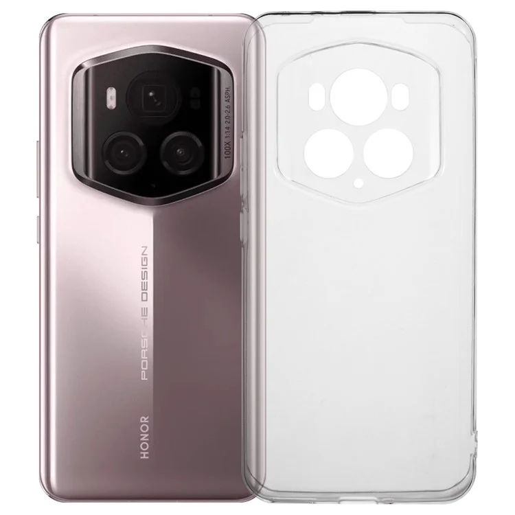 For Honor Magic6 RSR Porsche Design 5G Clear Case Watermark-Free TPU Phone Cover
