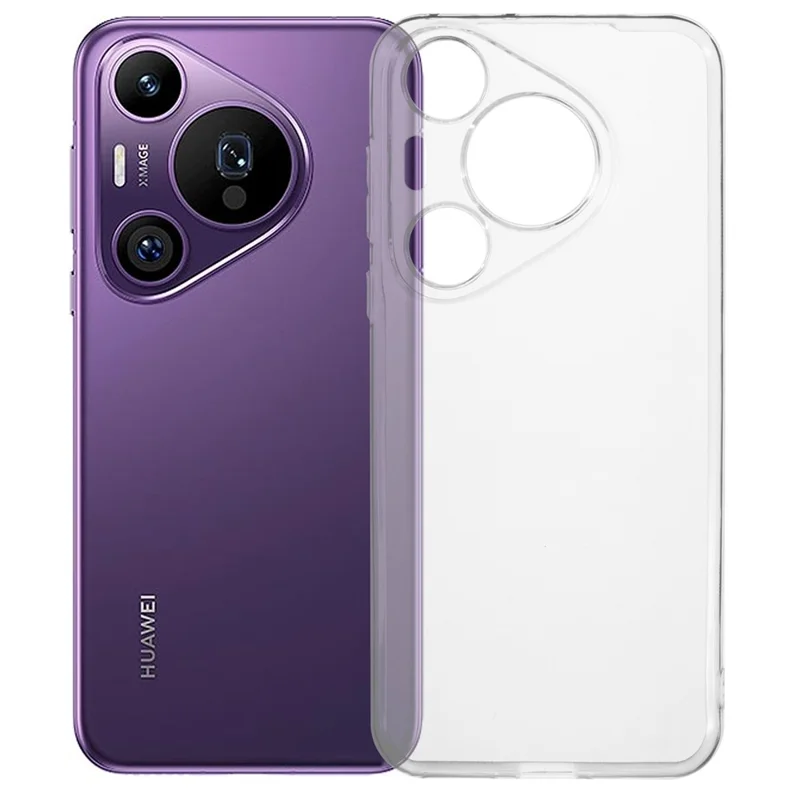 For Huawei Pura 70 Pro / Pura 70 Pro+ Clear Case Watermark-Free TPU Glossy Phone Cover