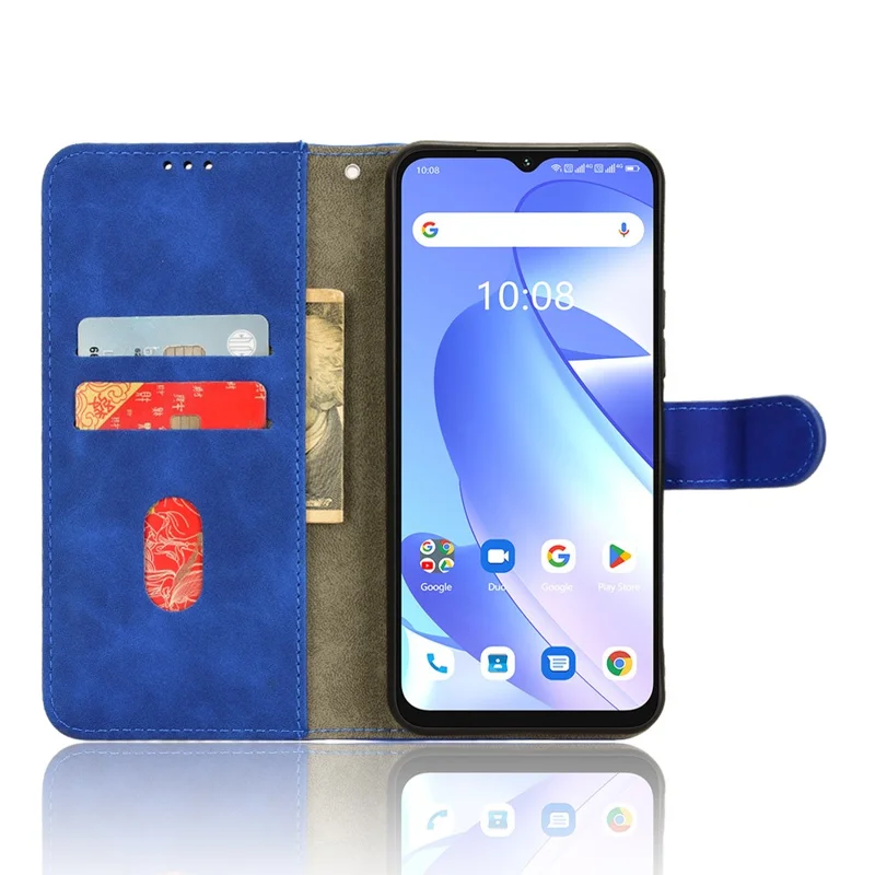 For Umidigi G3 / G3 Max / G3 Plus Case Skin-Feel Leather Phone Cover - Blue