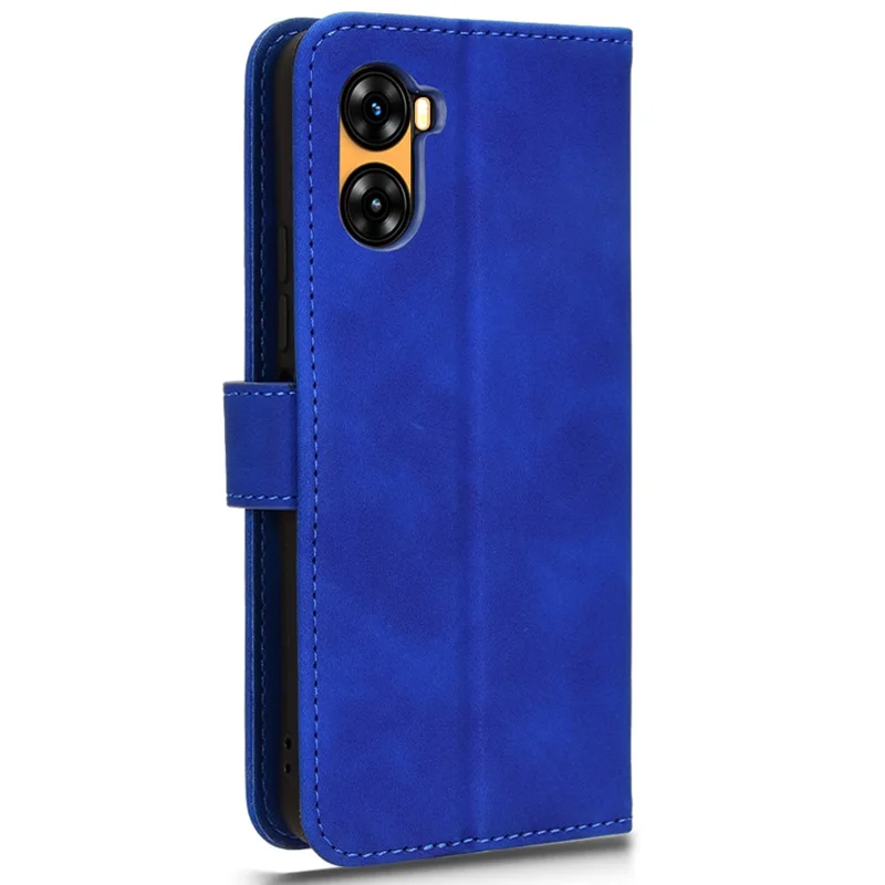 For Umidigi G3 / G3 Max / G3 Plus Case Skin-Feel Leather Phone Cover - Blue