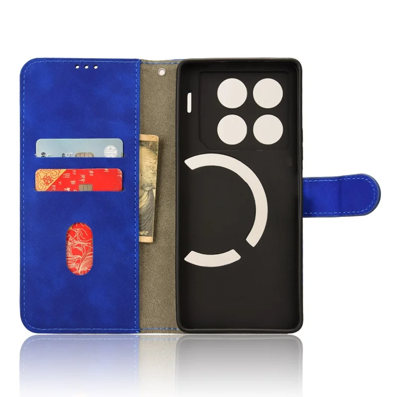 For Infinix GT 20 Pro 5G Case Skin-Feel Leather Phone Cover - Blue