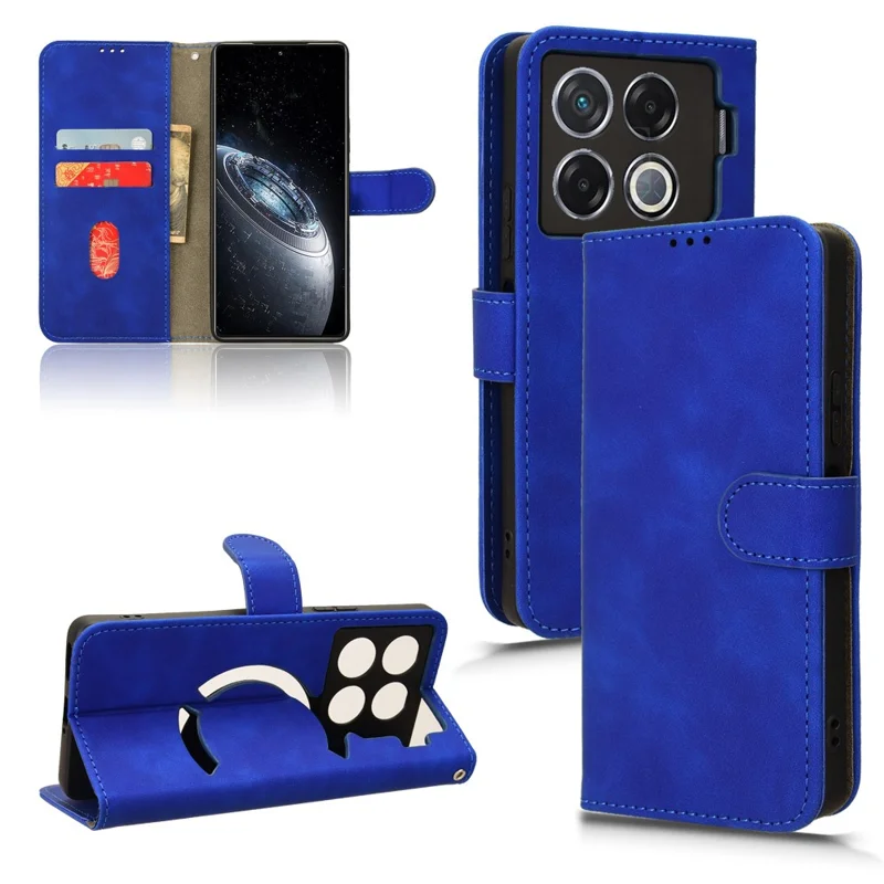 For Infinix GT 20 Pro 5G Case Skin-Feel Leather Phone Cover - Blue