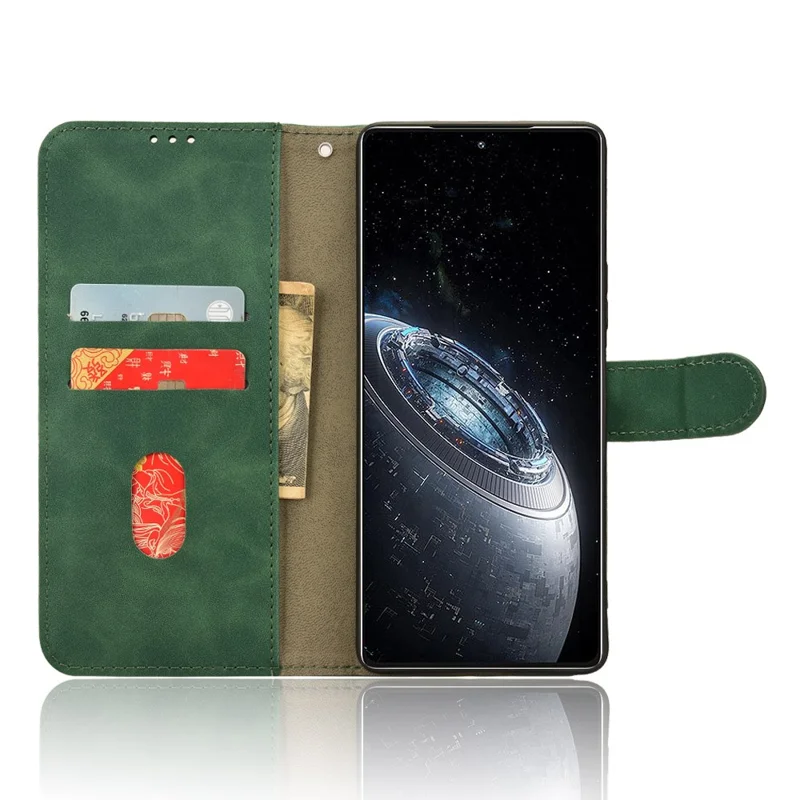 For Infinix GT 20 Pro 5G Case Skin-Feel Leather Phone Cover - Green