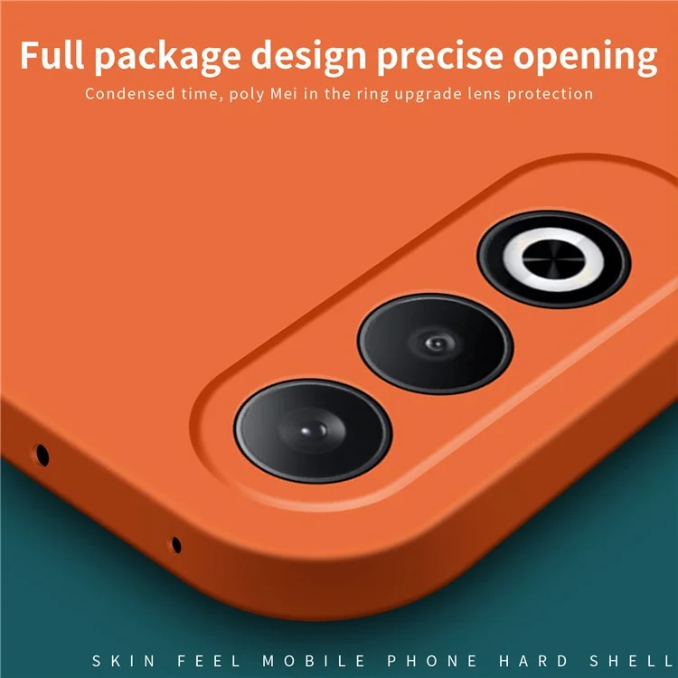 MOFI JK Qin Series Para Oppo K12 / OnePlus Nord CE4 5G Capa TPU+Acrílico Capa Traseira do Telefone - Laranja