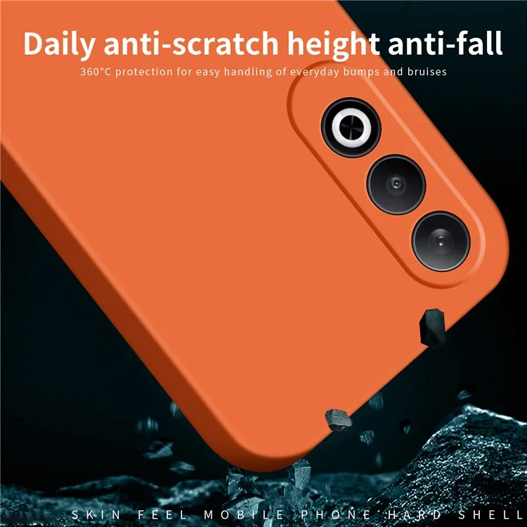MOFI JK Qin Series Para Oppo K12 / OnePlus Nord CE4 5G Capa TPU+Acrílico Capa Traseira do Telefone - Laranja