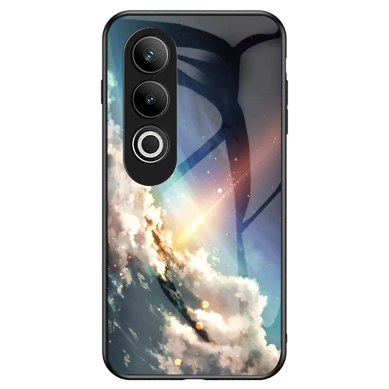 For OnePlus Nord CE4 5G Case Starry Sky Pattern Tempered Glass Phone Cover - Bright Starry Sky