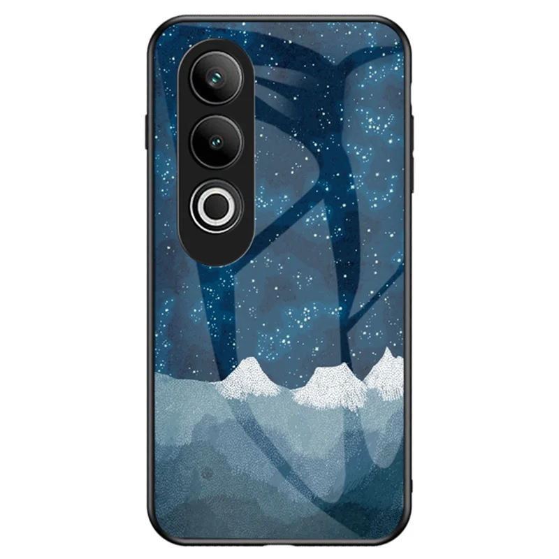 For OnePlus Nord CE4 5G Case Starry Sky Pattern Tempered Glass Phone Cover - Scattering Starry