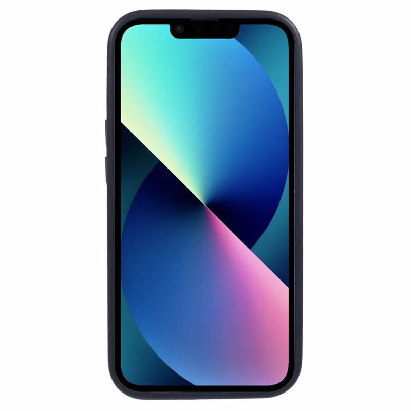 For iPhone 13 / 14 Protective Case Shockproof TPU+Acrylic Cell Phone Cover - Titanium Grey