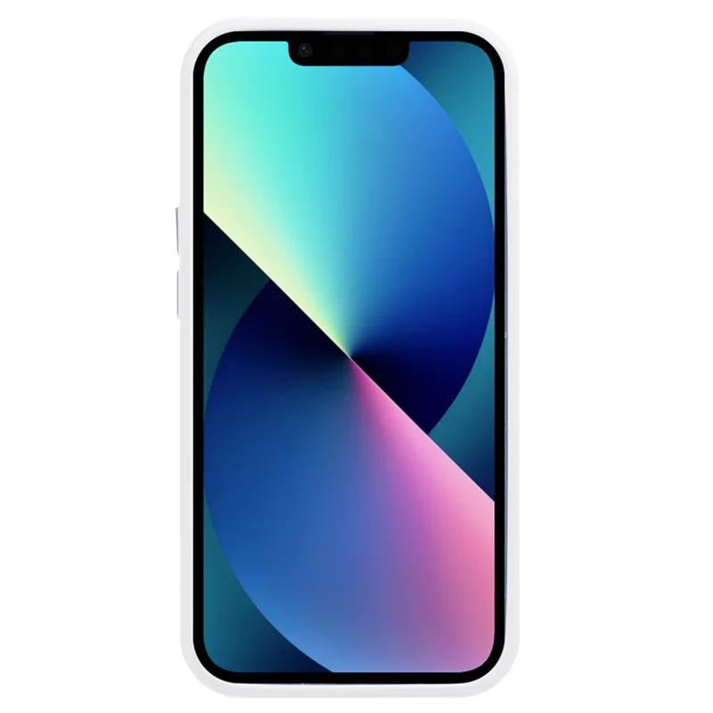 For iPhone 13 / 14 Protective Case Shockproof TPU+Acrylic Cell Phone Cover - Baby Blue