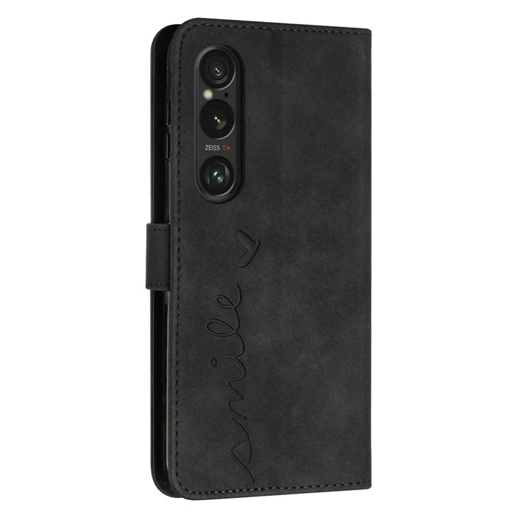 Чехол для телефона Sony Xperia 1 VI, с магнитной застежкой, чехол из ПУ-кожи с подставкой - черный