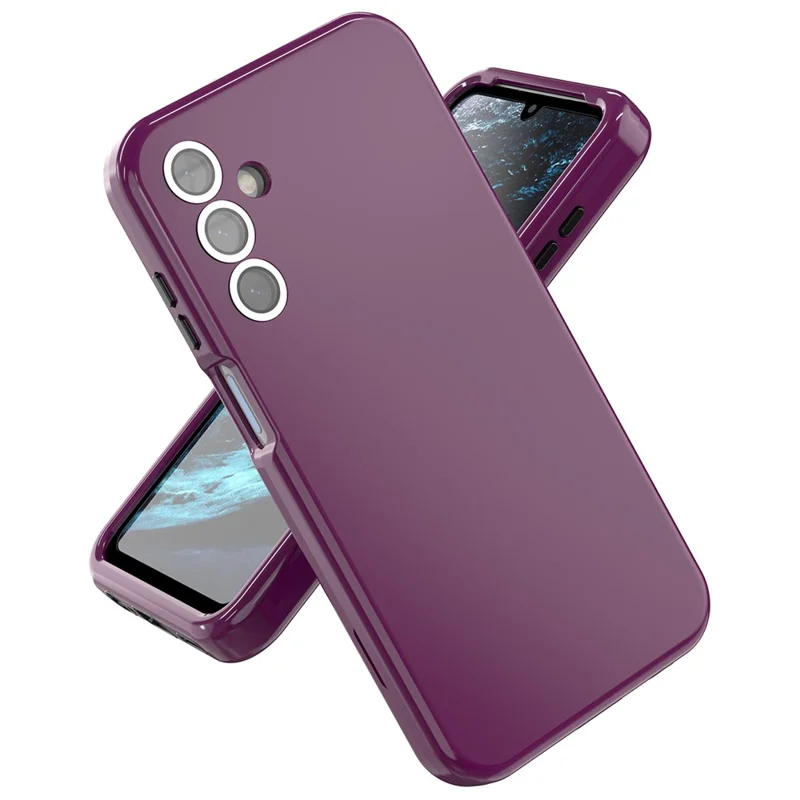 GW03 For Samsung Galaxy A15 5G Case TPU + PC Phone Cover Dual Layer Shockproof - Dark Purple