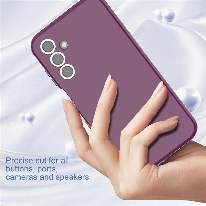 GW03 For Samsung Galaxy A15 5G Case TPU + PC Phone Cover Dual Layer Shockproof - Dark Purple
