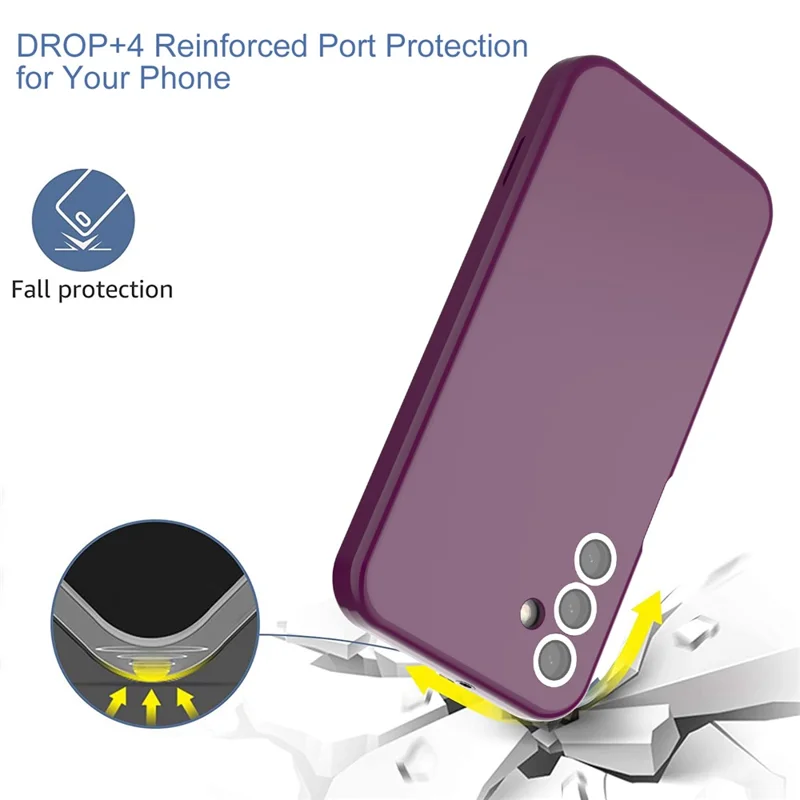 GW03 For Samsung Galaxy A15 5G Case TPU + PC Phone Cover Dual Layer Shockproof - Dark Purple