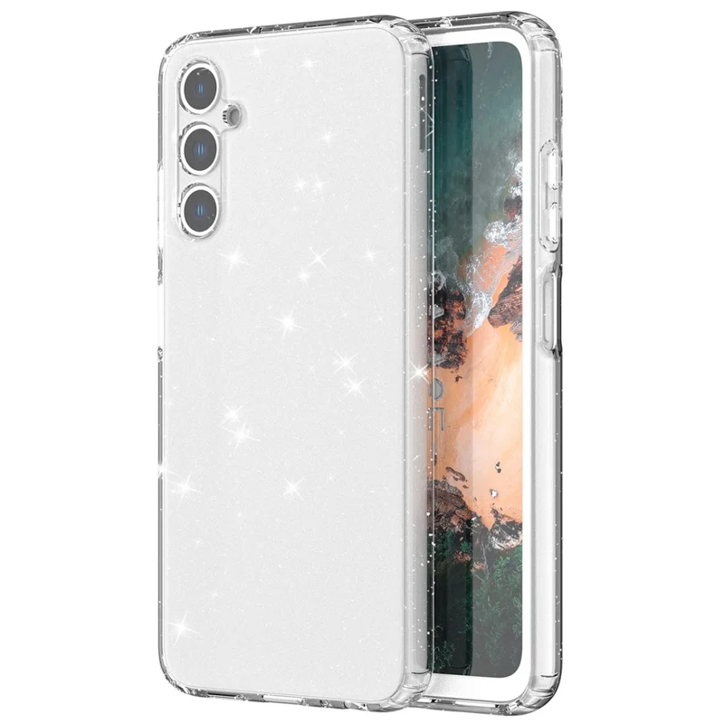 For Samsung Galaxy A05s 4G Case Bling Sparkle TPU Phone Cover - Transparent