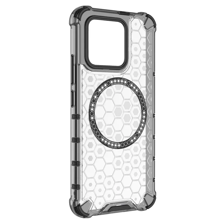 Für Xiaomi 13 Case Honeycomb TPU+PC Handyhülle Kompatibel mit MagSafe - Transparent