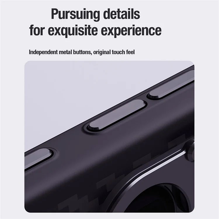 NILLKIN Carboprof Case for Samsung Galaxy S24 Ultra Magnetic Case TPU+Aramid Fiber Lens Kickstand Phone Cover