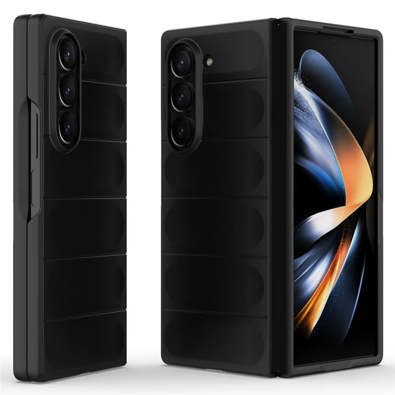 Per Samsung Galaxy Z Fold6 5G Custodia Rigida in PC Pieghevole - Nero