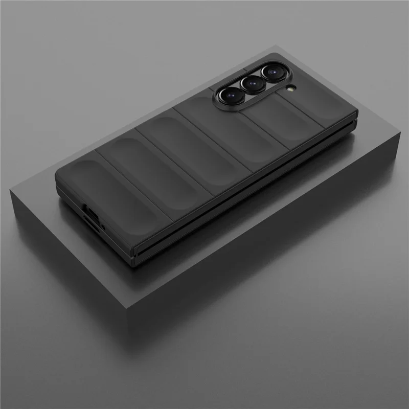Per Samsung Galaxy Z Fold6 5G Custodia Rigida in PC Pieghevole - Nero
