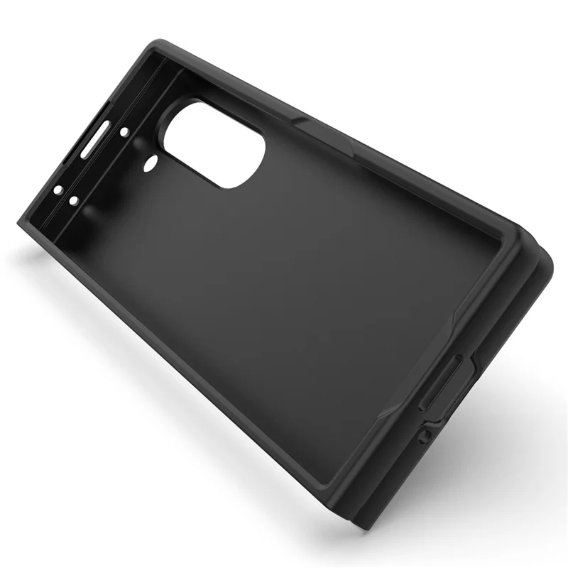 Per Samsung Galaxy Z Fold6 5G Custodia Rigida in PC Pieghevole - Nero