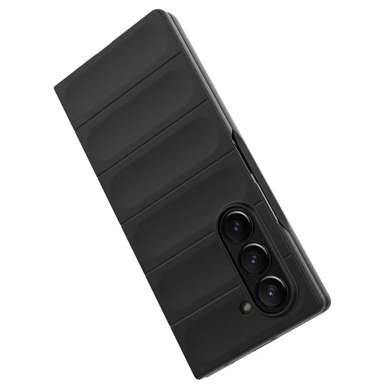 Per Samsung Galaxy Z Fold6 5G Custodia Rigida in PC Pieghevole - Nero