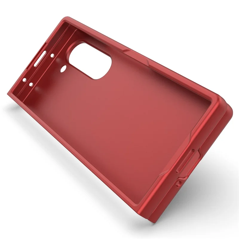 For Samsung Galaxy Z Fold6 5G Case Rugged Hard PC Folding Phone Cover - Red
