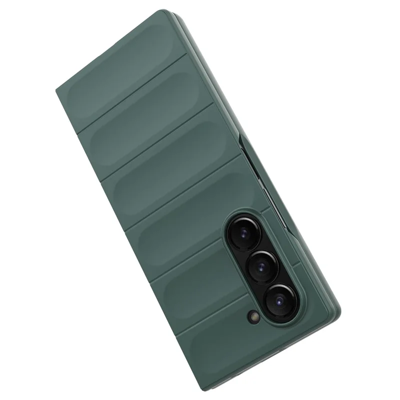 For Samsung Galaxy Z Fold6 5G Case Rugged Hard PC Folding Phone Cover - Grøn