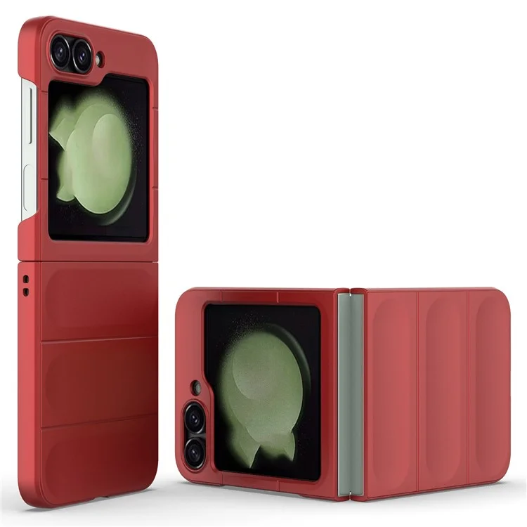 Para Samsung Galaxy Z Flip6 5G Funda Carcasa Resistente PC Duro Trasera - Rojo