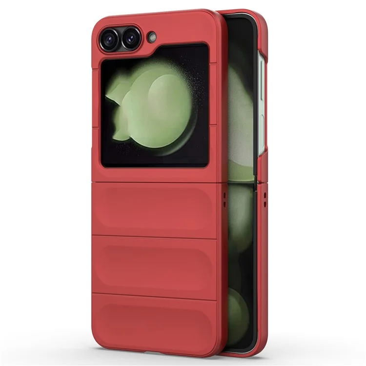 Para Samsung Galaxy Z Flip6 5G Funda Carcasa Resistente PC Duro Trasera - Rojo