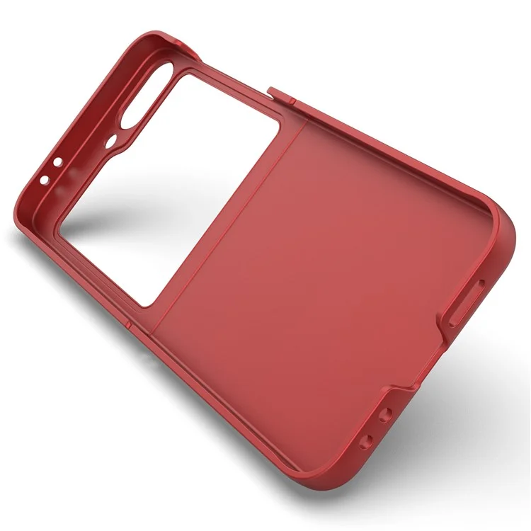 Para Samsung Galaxy Z Flip6 5G Funda Carcasa Resistente PC Duro Trasera - Rojo