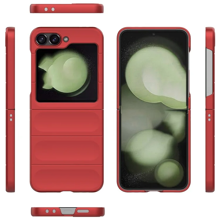 Para Samsung Galaxy Z Flip6 5G Funda Carcasa Resistente PC Duro Trasera - Rojo