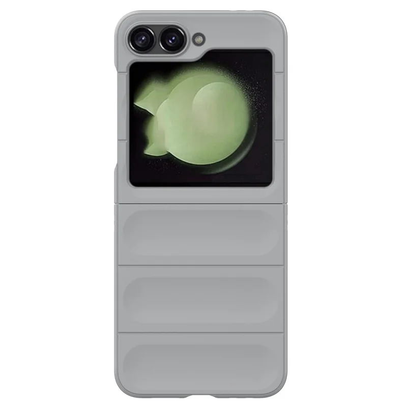 For Samsung Galaxy Z Flip7 FE 5G / Z Flip6 5G Case Rugged Back Hard PC Phone Cover - Light Grey