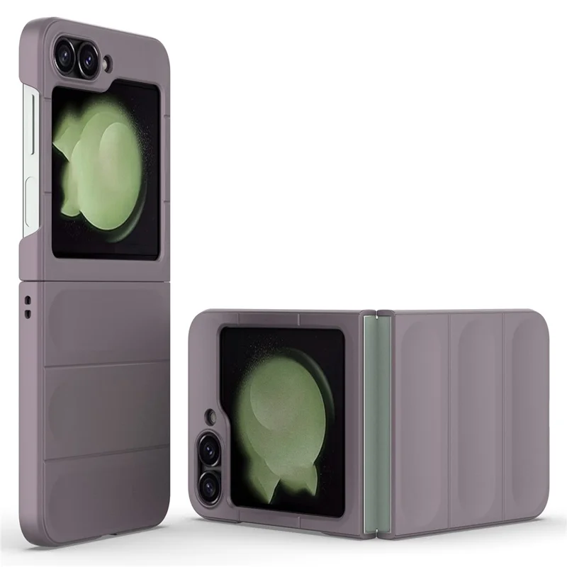 Pour Samsung Galaxy Z Flip6 5G Case Rugged Back Hard PC Phone Cover - Light Purple