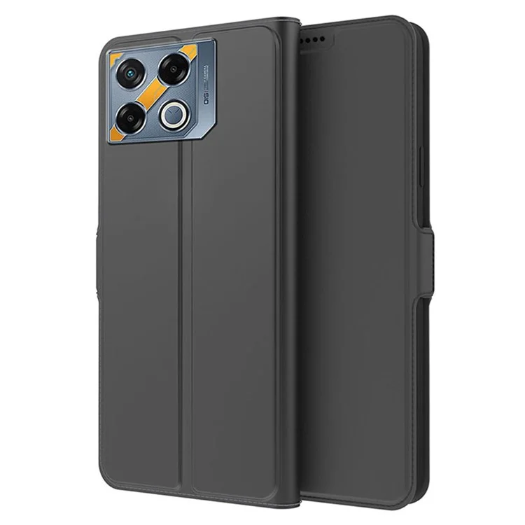 Pour Infinix GT 20 Pro 5G Case Étui en Cuir PU Flip Étui de Protection Téléphone Porte-Cartes Support - Noir