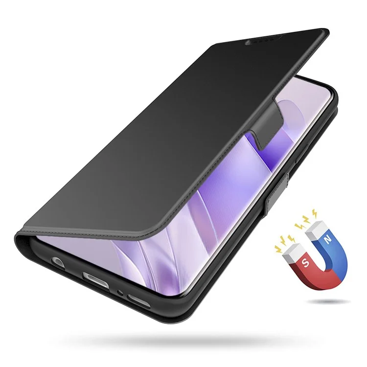 Pour Infinix GT 20 Pro 5G Case Étui en Cuir PU Flip Étui de Protection Téléphone Porte-Cartes Support - Noir