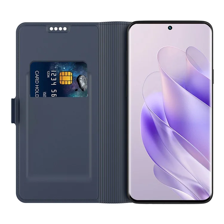 For Infinix GT 20 Pro 5G Case PU Leather Flip Protective Phone Cover Card Slots Holder - Blue