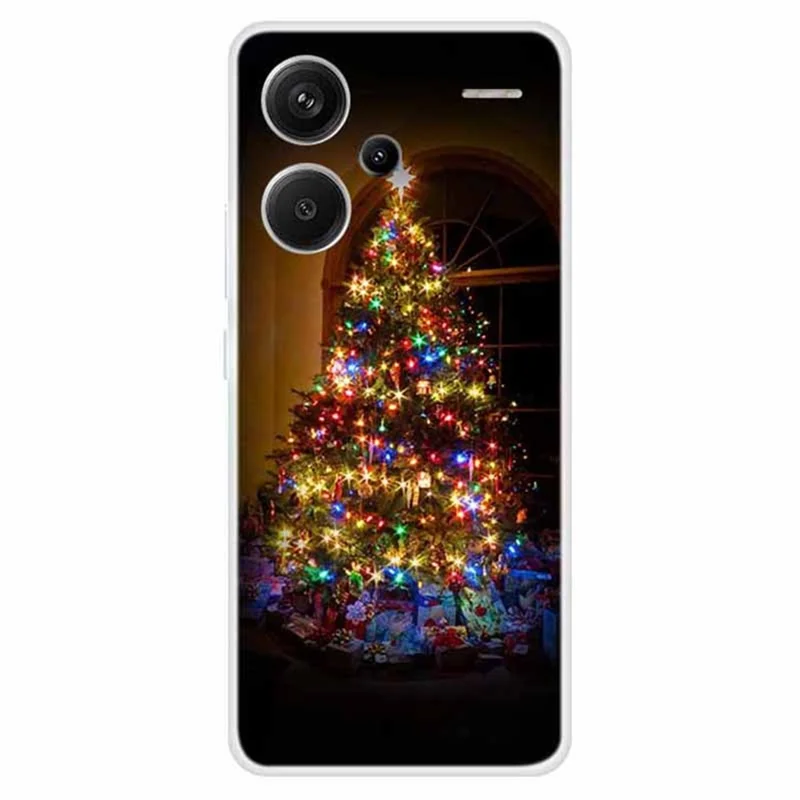 For Xiaomi Redmi Note 13 Pro+ 5G Case Soft TPU Phone Cover Merry Christmas - Christmas Light