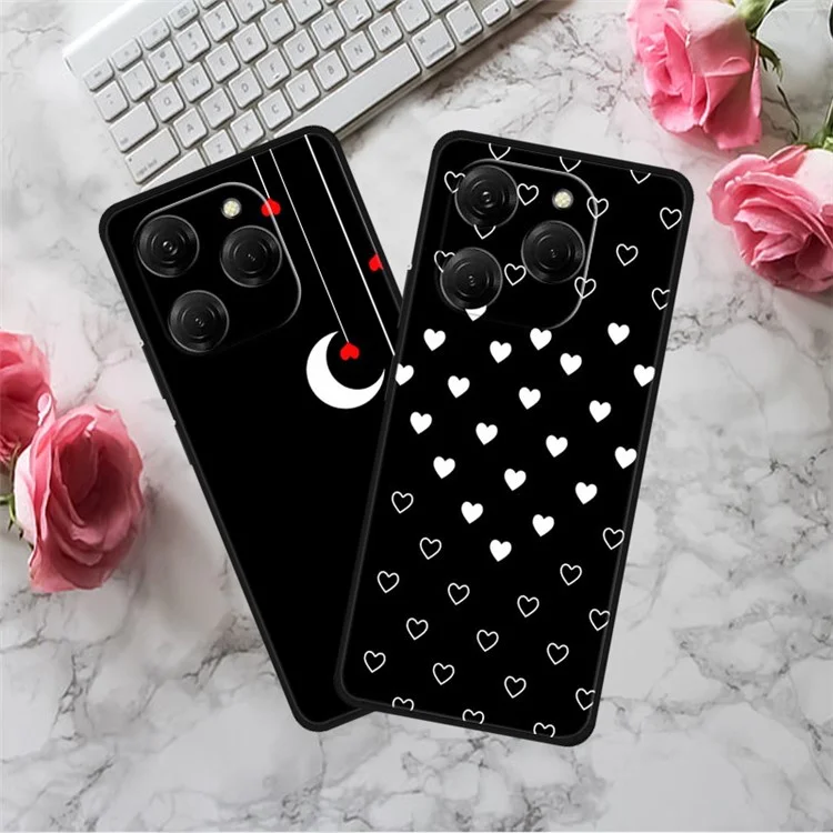 For TECNO Spark 20 Pro Case Soft TPU Mobile Phone Cover Pattern Printed -  Good