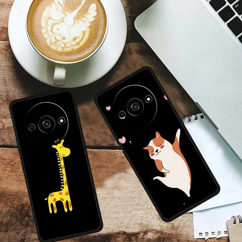 For Xiaomi Redmi A3 / Poco C61 4G Shockproof Case Pattern Print Soft TPU Phone Cover - Corgi