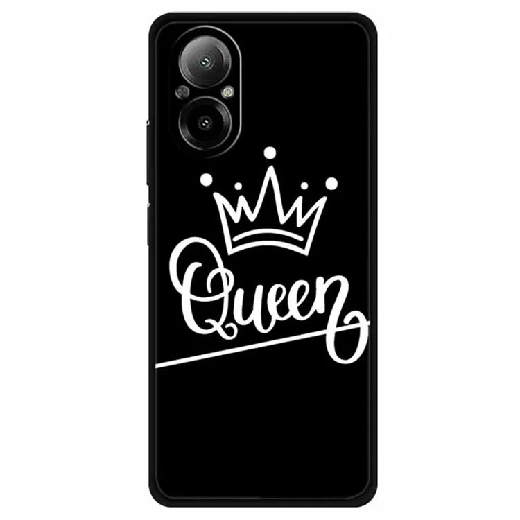 Para Realme C67 4G TPU Case Pattern Printing Protective Phone Cover - Rainha