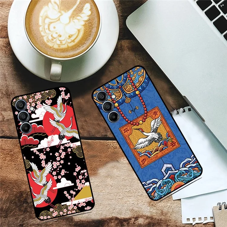 For Samsung Galaxy F15 5G / M15 5G Case Ethnic Pattern Printing TPU Soft Phone Cover - Soaring High Into The Skies