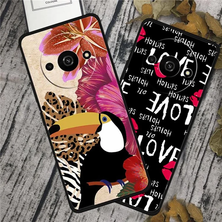 Для Xiaomi Redmi A3 4G / Poco C61 4G Case Pattern Slim Fit Soft TPU Cover - Мост Золотые Ворота