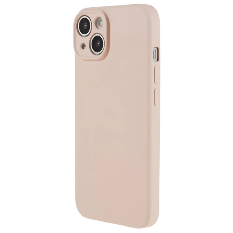 WANLONFENG RB1 Series For iPhone 15 Plus Cases TPU Slim Phone Case with Screen Film, Lanyard - Pink