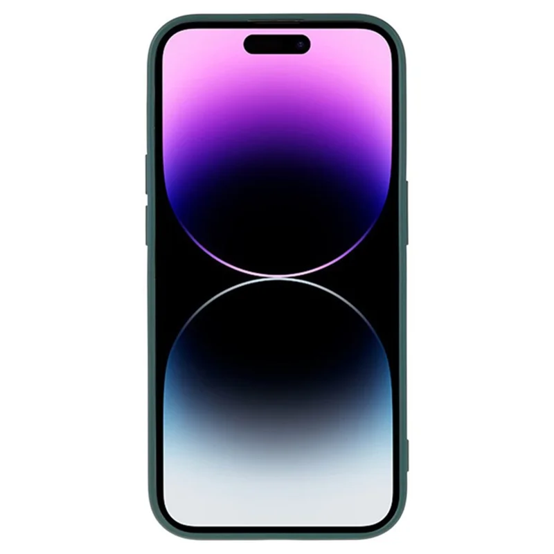 WANLONFENG RB1 Series For iPhone 14 Pro Max Case TPU Phone Cover with Front Screen Film - Army Green